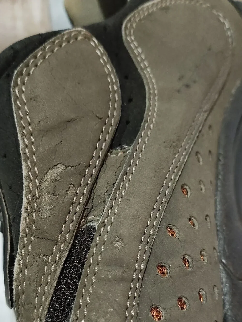 Merrell Women's Olive Green and Black Slip-On Trail Sneakers - Picture 6 of 7